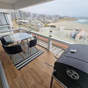Departamento en punta hermosa frente al mar